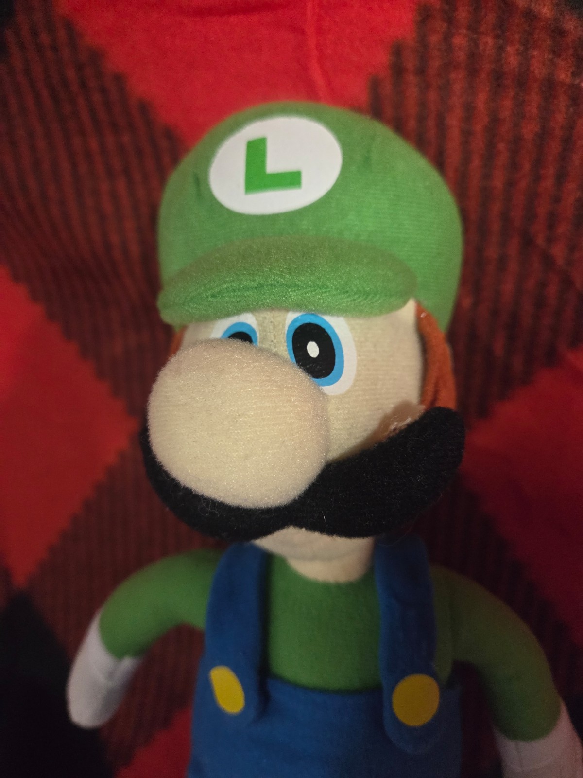 Official Super Mario Bros - Kellytoy Luigi Plush Toy Vintage