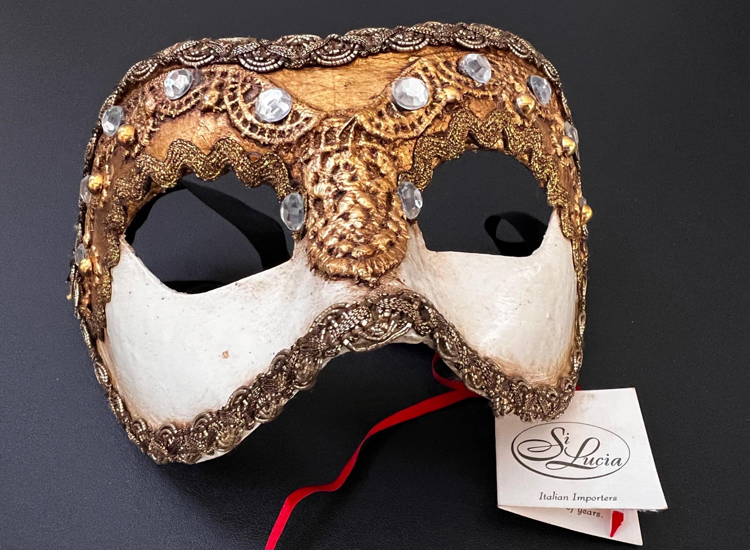 1999 Vintage Italian Carnevale Handmade Mask