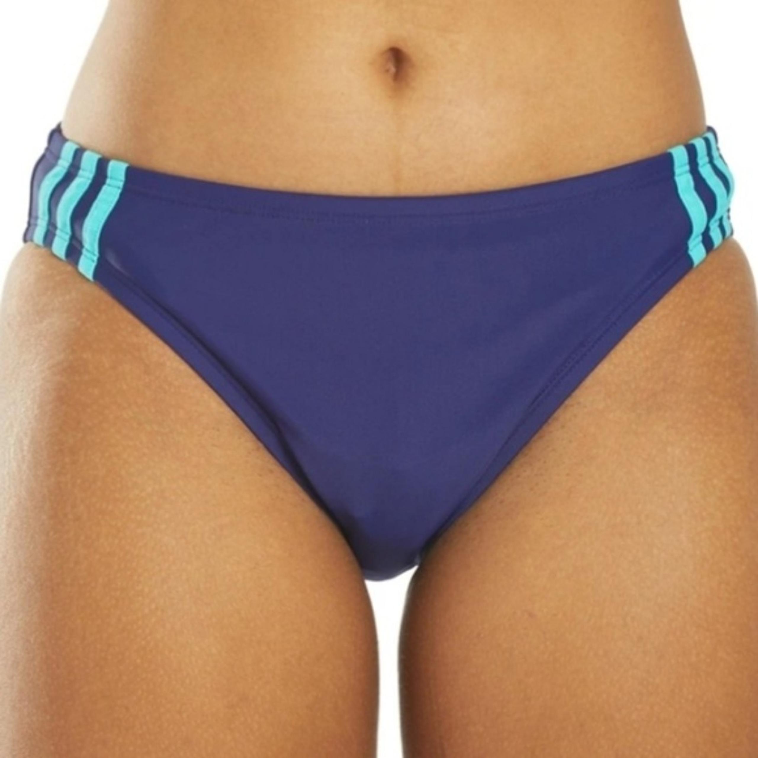 Adidas Women's Size XL Hipster Bikini Swim Bottom Blue Aqua Swimwear