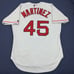 Vintage 90s Boston Red Sox Pedro Martinez Authentic Jersey Russell Athletic 44