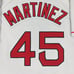 Vintage 90s Boston Red Sox Pedro Martinez Authentic Jersey Russell Athletic 44