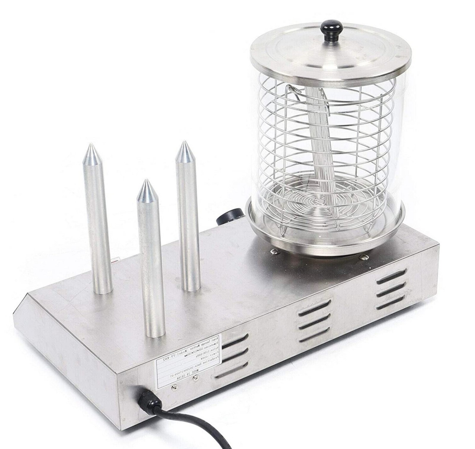 Hot Dog Steamer Warmer Machine Food Bun selling Commercial