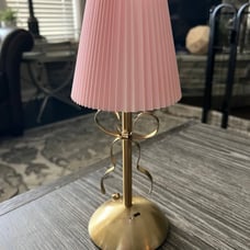 NWT Gold Ribbon Touch Light-up Desk Lamp