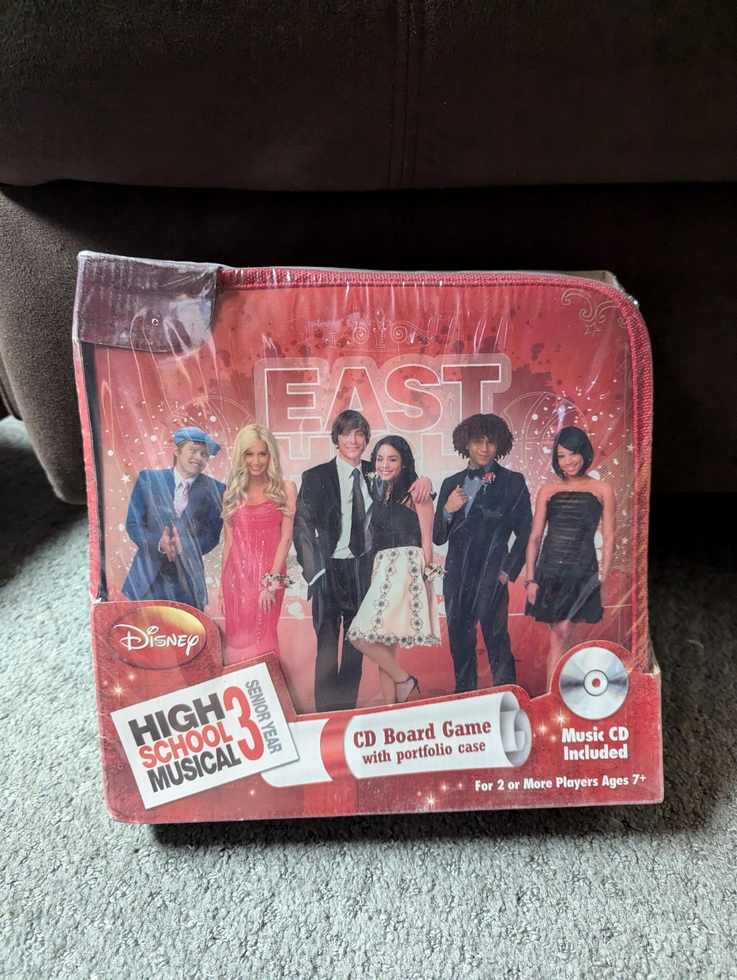 Disney High School Musical 3 Senior Year CD Board Game with Portfolio Case