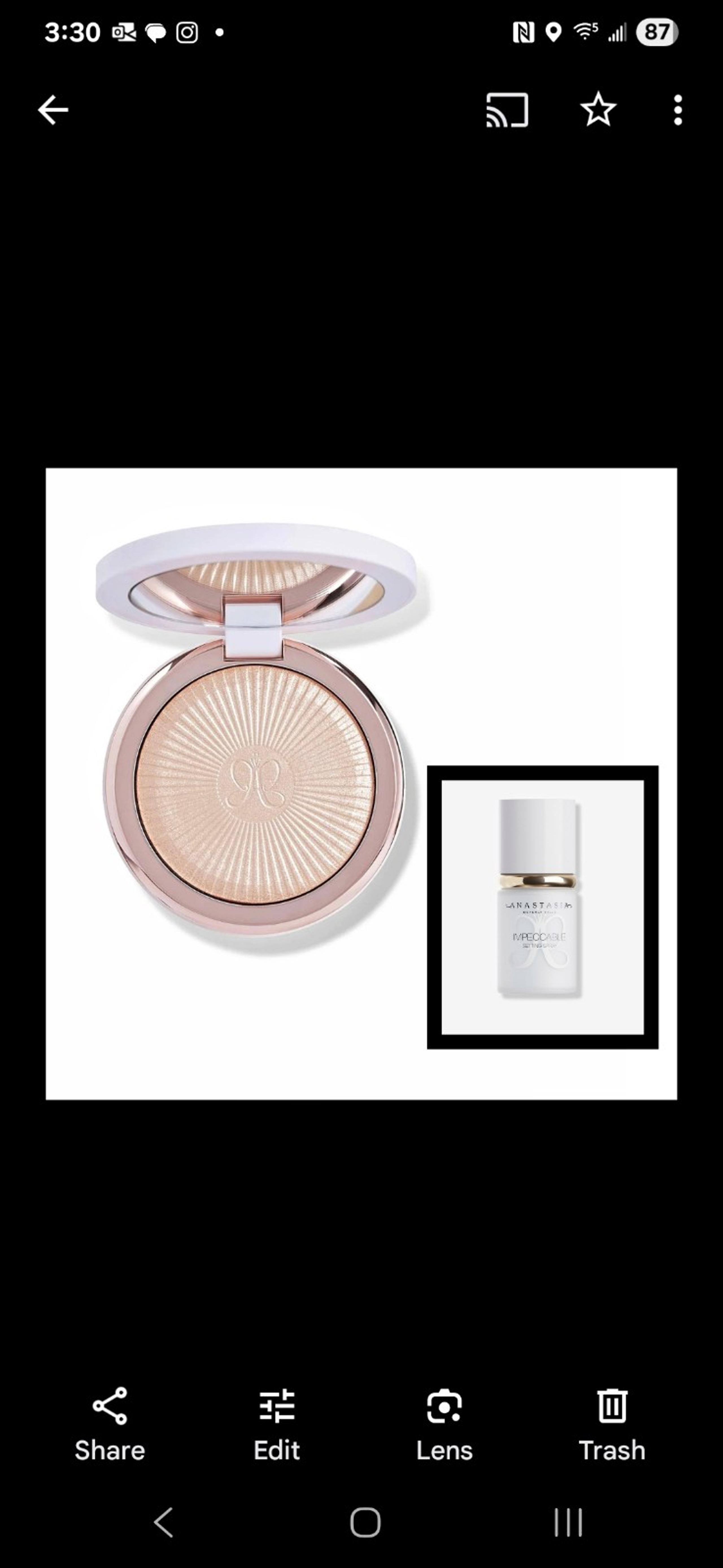 Anastasia Beverly Hills Glow Seeker Highlighter and Mini Setting Spray
