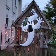 6 FT Halloween Inflatables Ghost Outdoor Decorations Blow Up Yard Multicolored