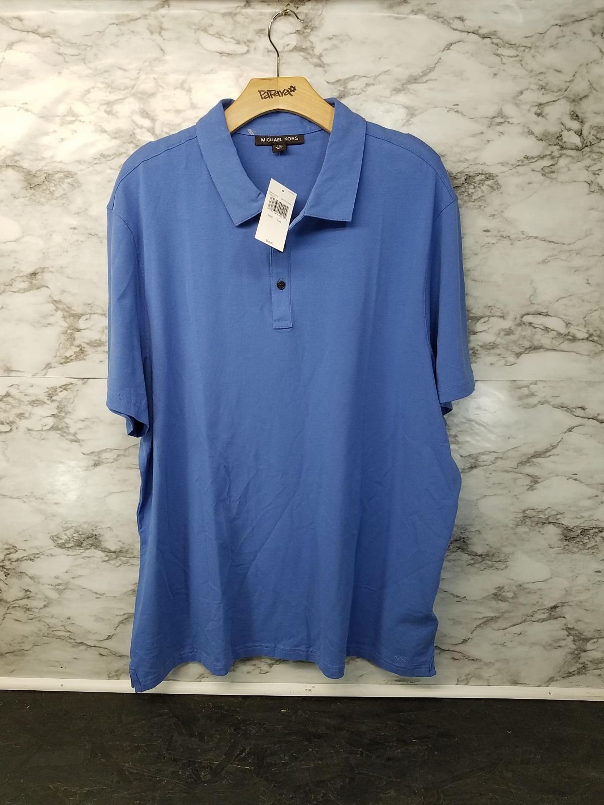 Mens Blue Polo Shirt Sz 2XL - Michael Kors