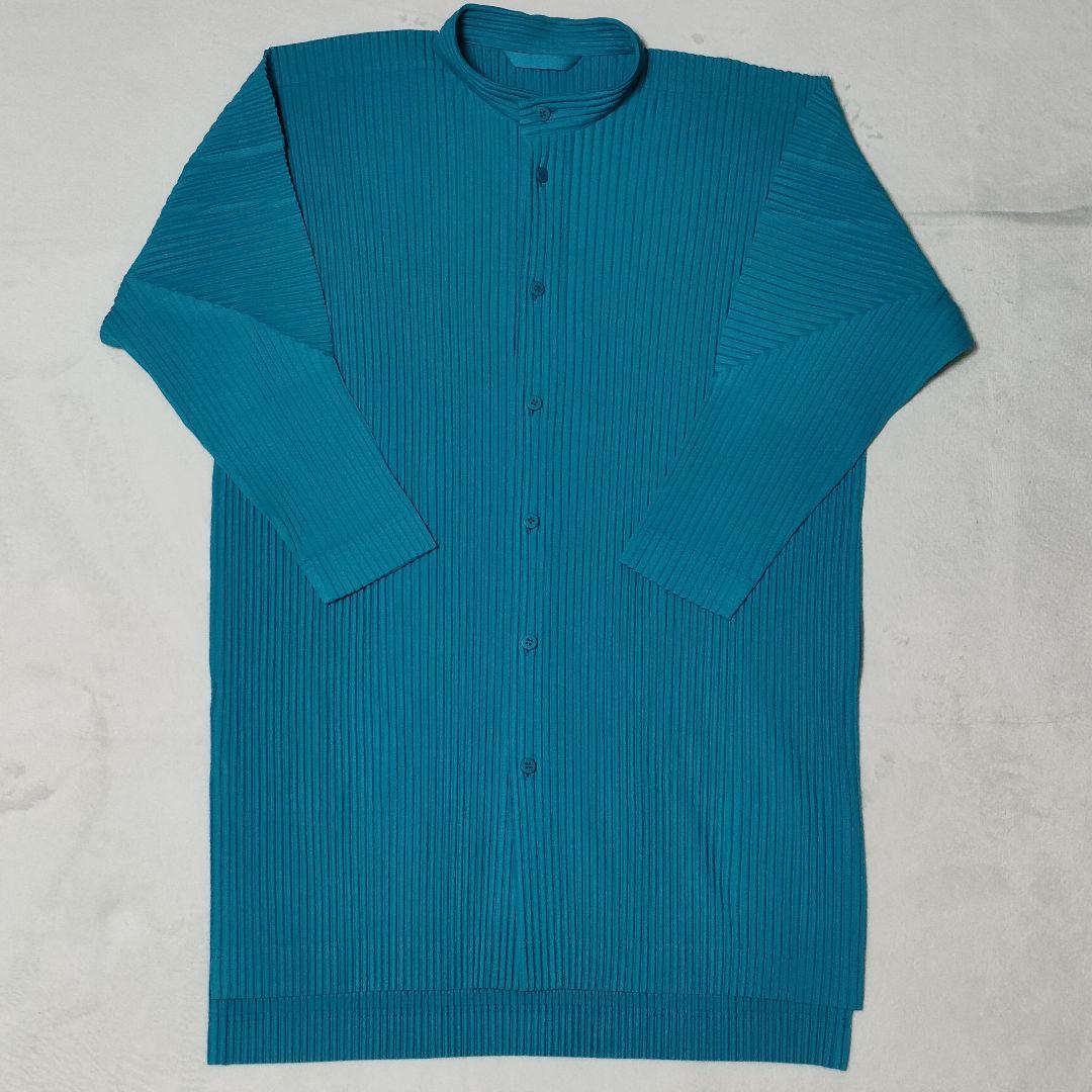 HOMME PLISSE ISSEY MIYAKE 24ss Shirt, Blue, Size 2