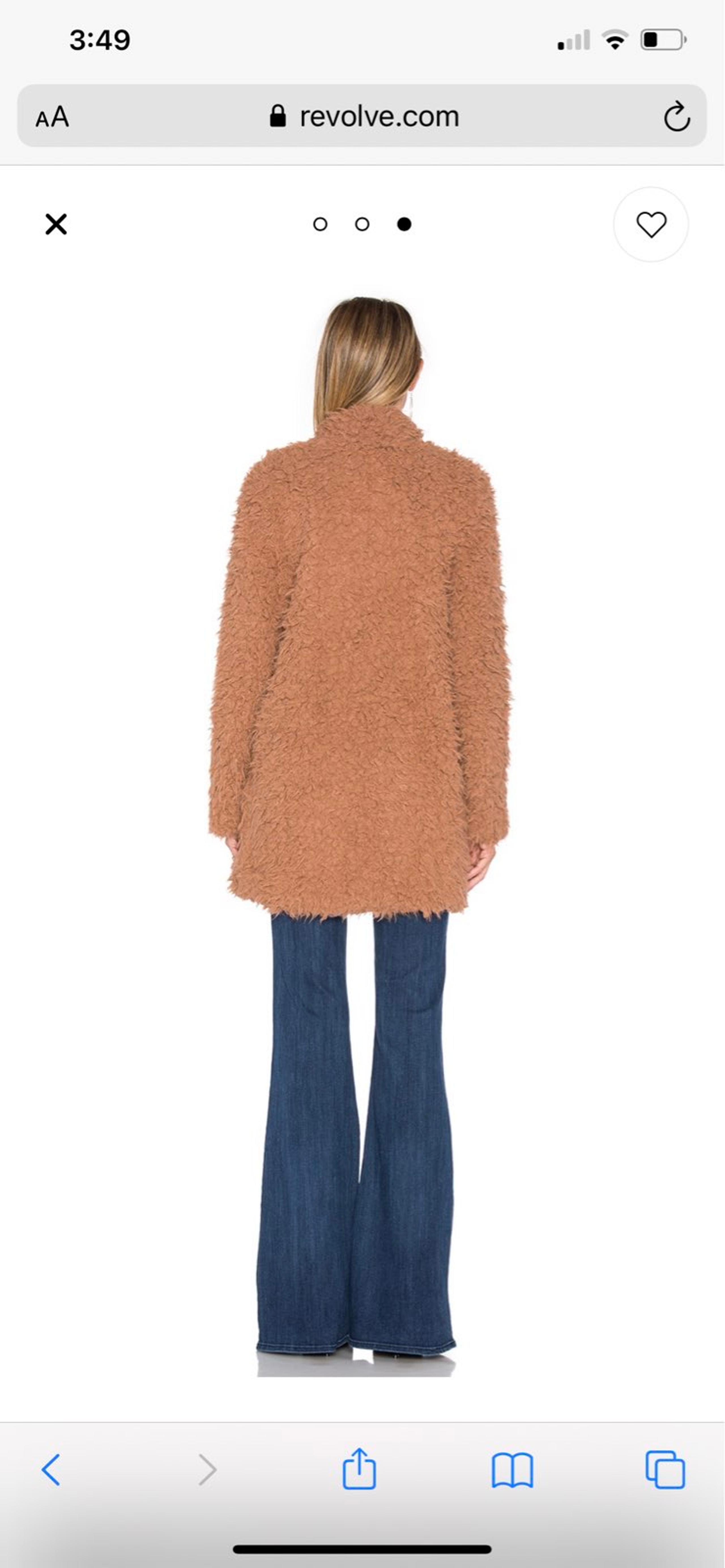 Teddy Shag Coat in Beige - Tularosa