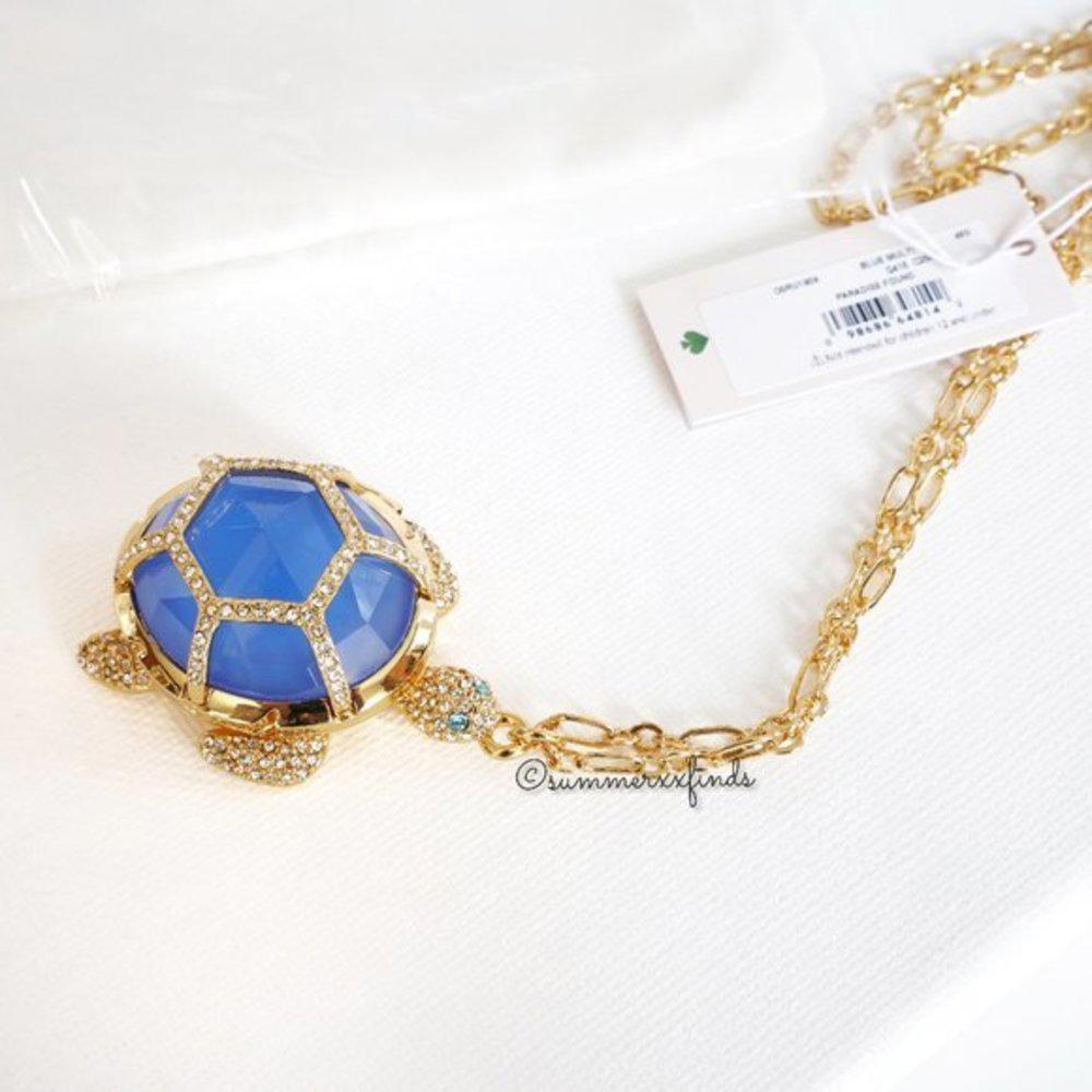 Kate Spade Paradise Found Turtle Locket Necklace
