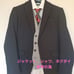 Suit Select Reversible Vest Wool Blend Gray Black