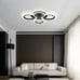 Modern Contemporary LED Ceiling Light Fixture with Remote Control, 22 Dimmable