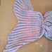 Knit Mermaid Tail Blanket