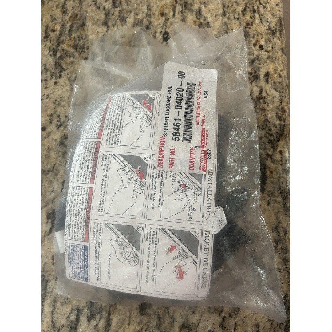 NEW 2005-2021 OEM TOYOTA TACOMA Bed Rail Tie-Down Cleats 58461-04020-00 - 4Pk