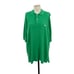 Burberry Men's Green Polo Short Sleeve Shirt Size Large