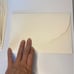 10 gold foil floral envelopes