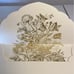 10 gold foil floral envelopes