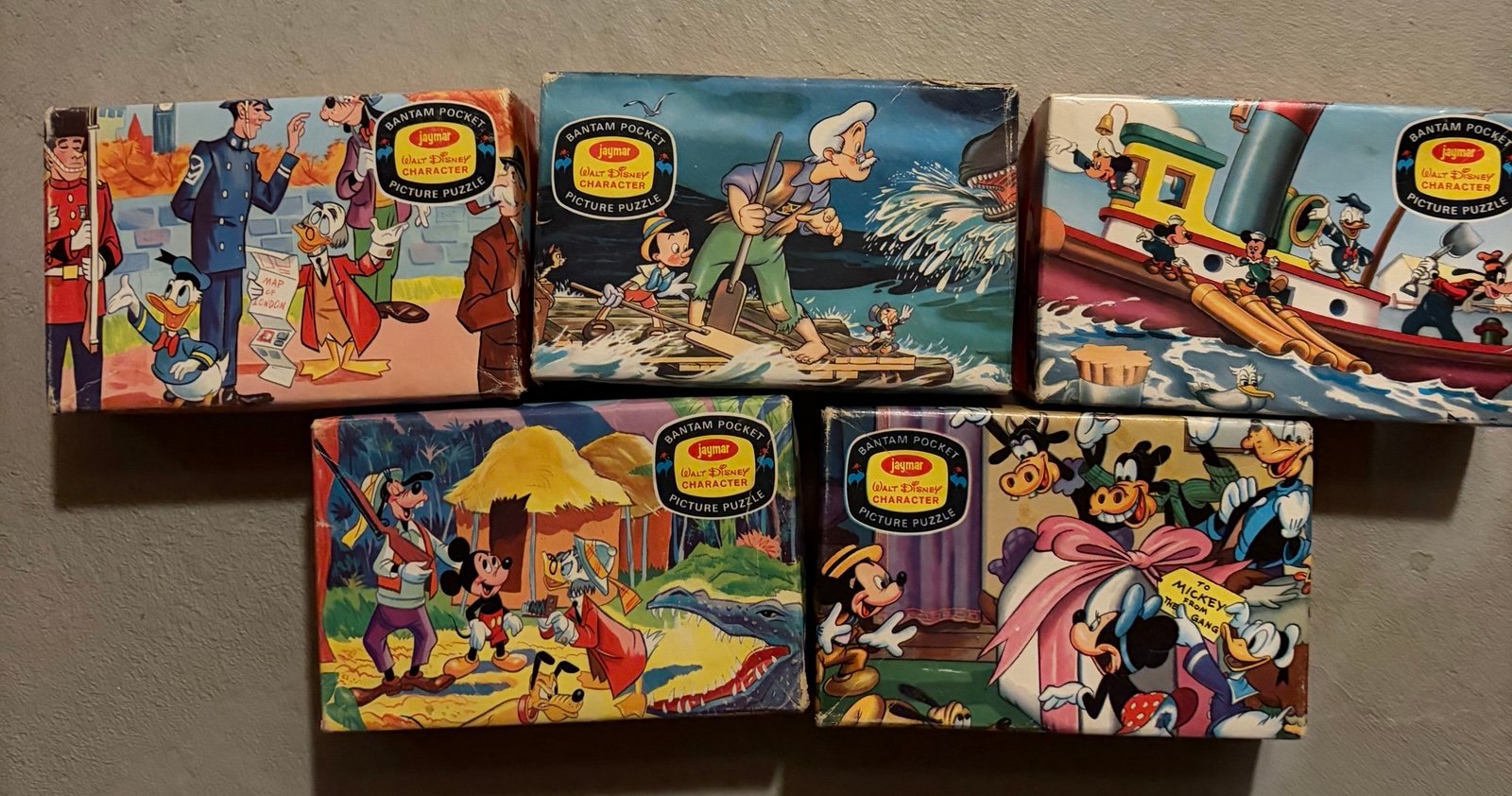 Vintage mini puzzles
