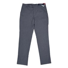 Tommy Hilfiger Men's TH Flex Tate Modern Fit Dress Pants 34Wx34L, Grey/Blue, NWT