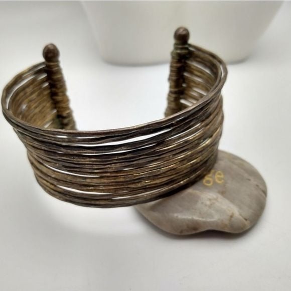 Arabic warrior cuff bracelet