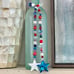 Patriotic Glass Bead Star Garland