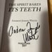 Signed The Spirit Bares Its Teeth & Compound Fracture Andrew Joseph White ARCs