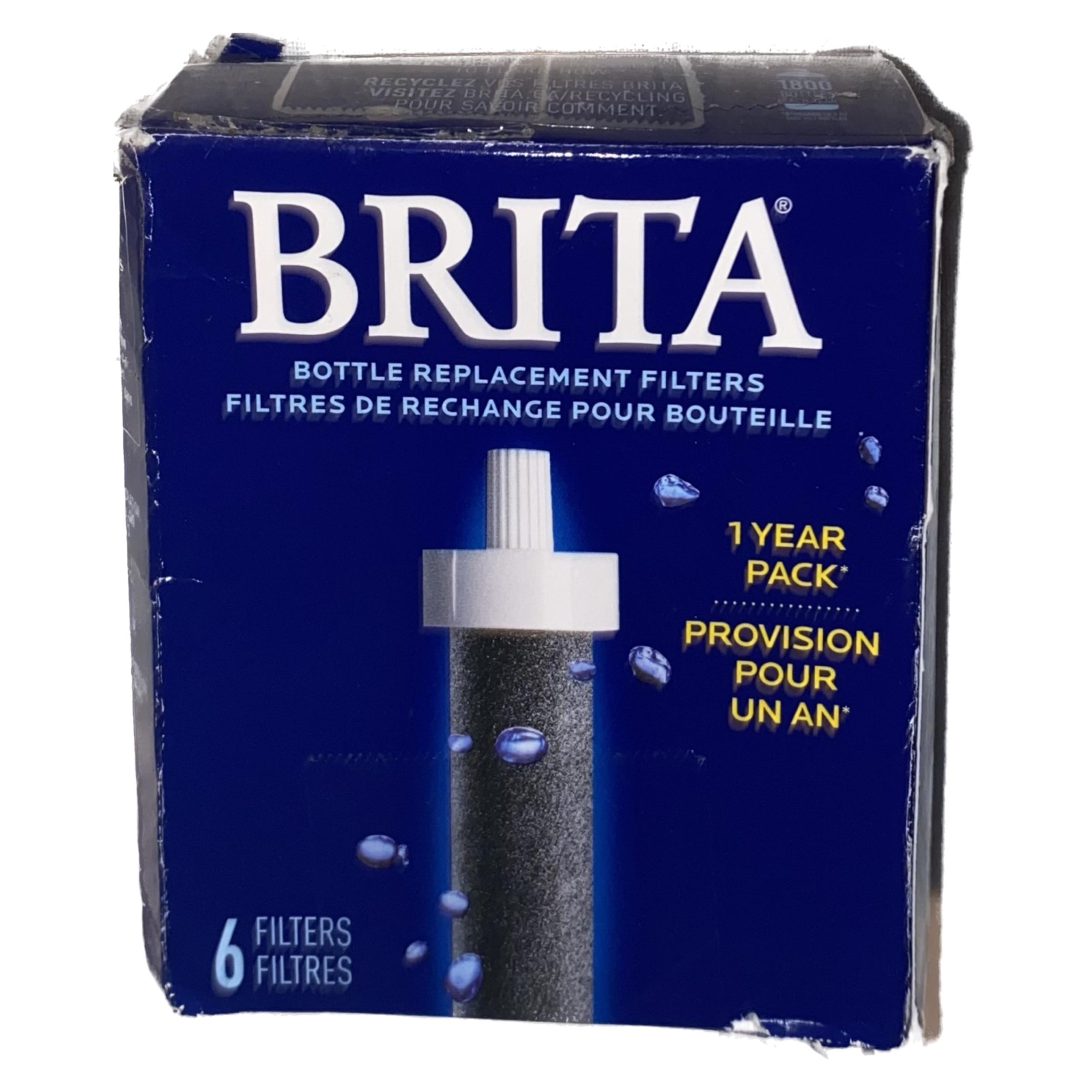 Brita Water Bottle Replacement Filters for All Brita Bottles 6 Filter Pack