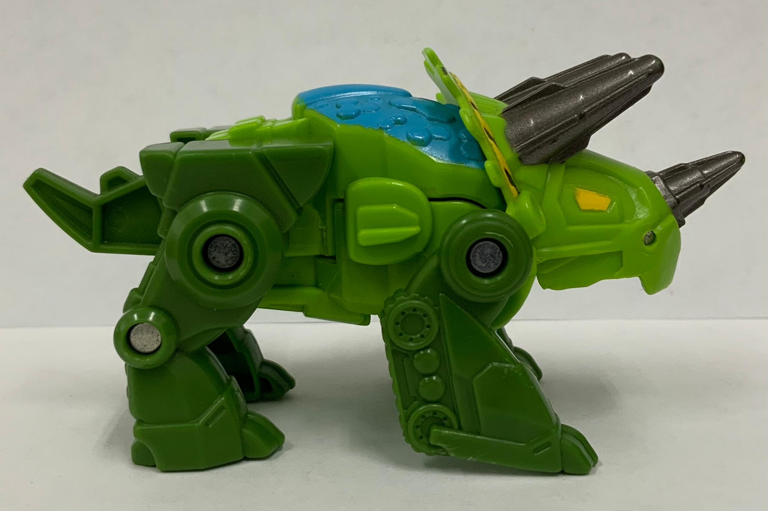 Transformers Rescue Bots Boulder the Dino Bot Playskool Heroes Mini Triceratops