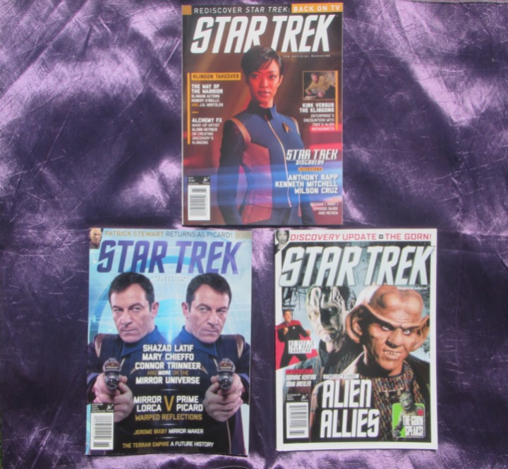 Star Trek Official Magazines #61 65 68
