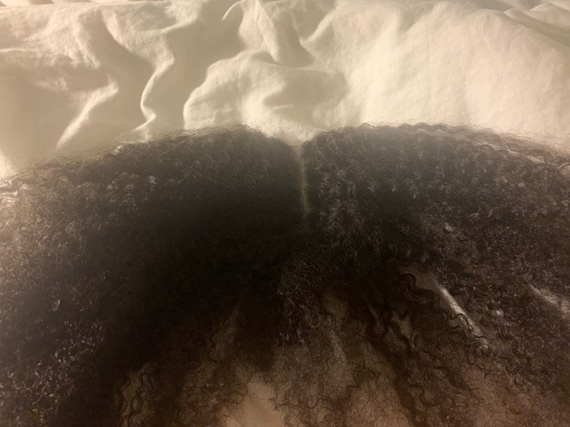 100% Human Virgin Kinky Curly Closure