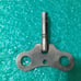 Howard Miller Vintage Clock model 612436 with key. For parts or repair.