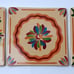 Gail Pittman, Lot of (3) Sienna Ceramic Trivets / Tile Pot Holders