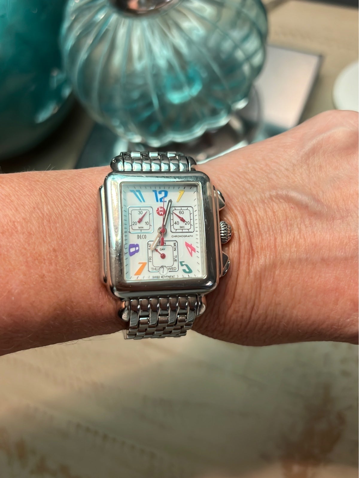 MICHELE stainless steel watches for women