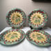 Lenox Set Of 4 Winter Greetings Everyday 10-3/4 Goldfinch Dinner Plates