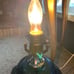 Vintage Glass Blue Glass Bubble Lamp