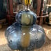 Vintage Glass Blue Glass Bubble Lamp