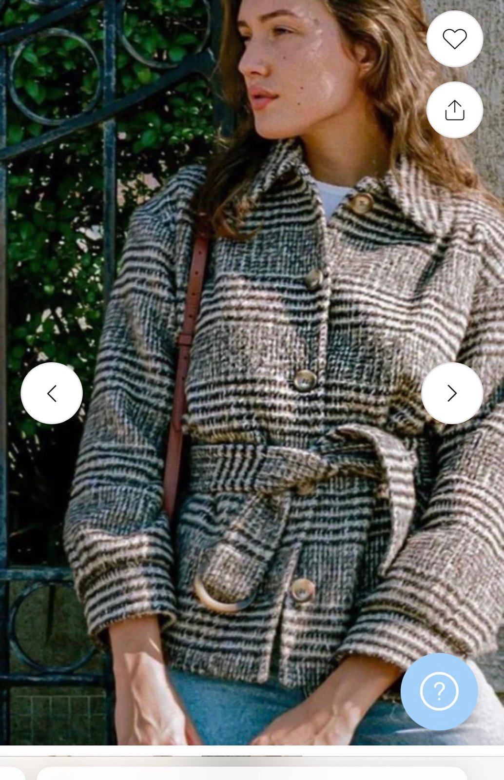 Rouje John Coat plaid