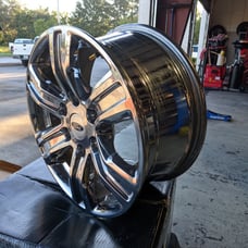 Chrome wheels