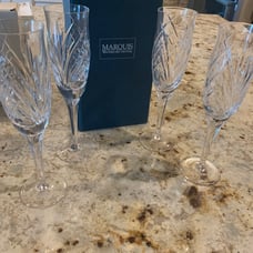 Waterford crystal Marquis Destiny Flutet set of 4