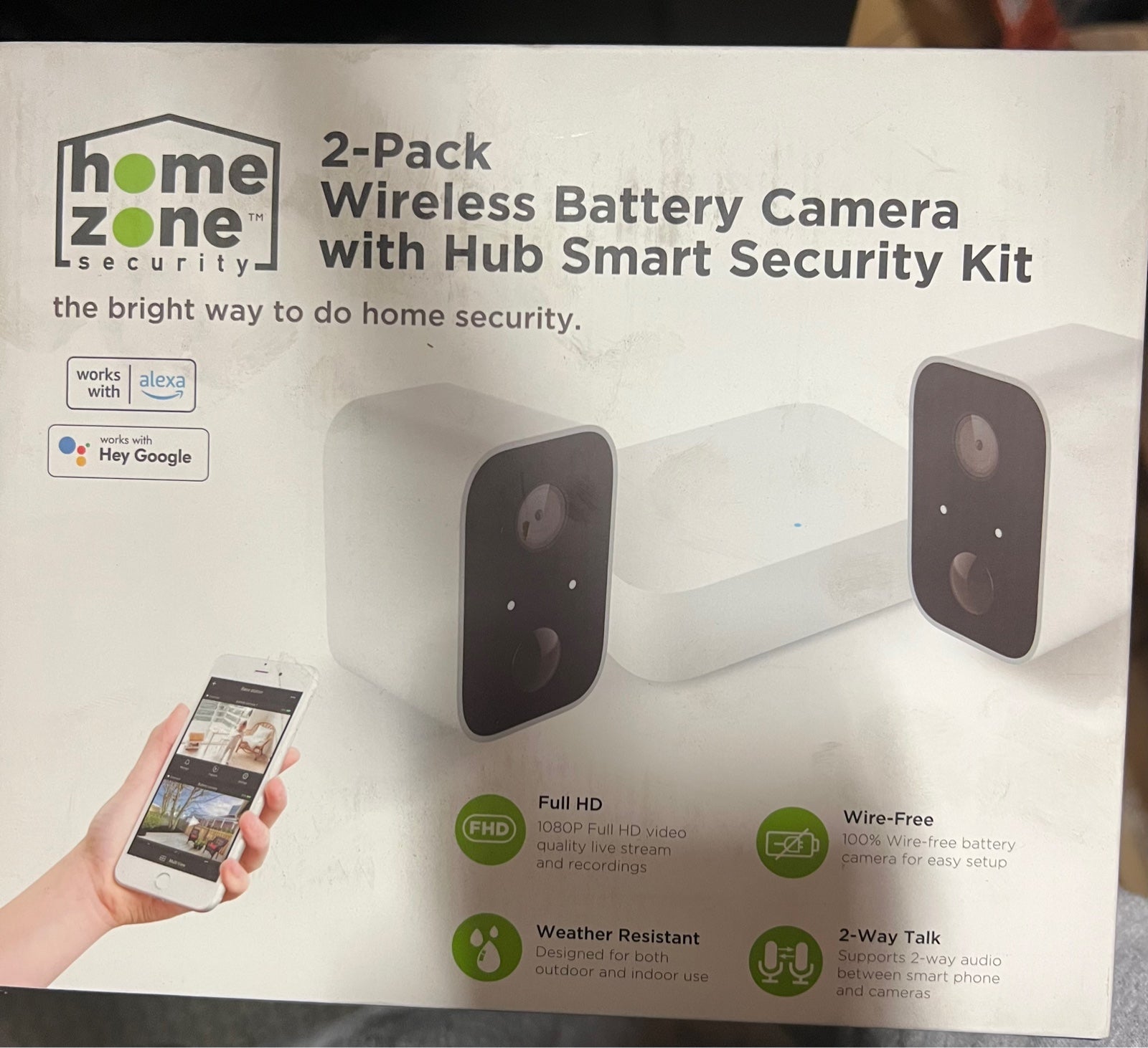 Security Wireless Battery Camera with Hub