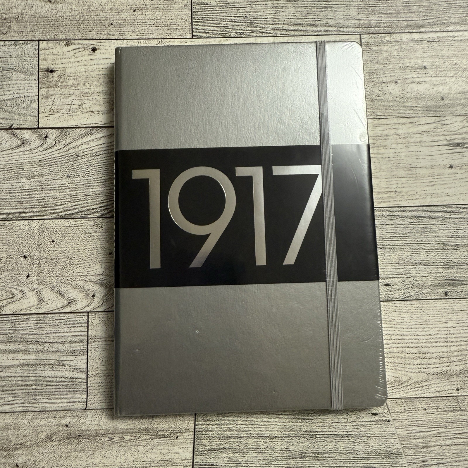 Leuchtturm1917 Anniversary Edition Metallic Silver A5 Dot Grid Medium Notebook