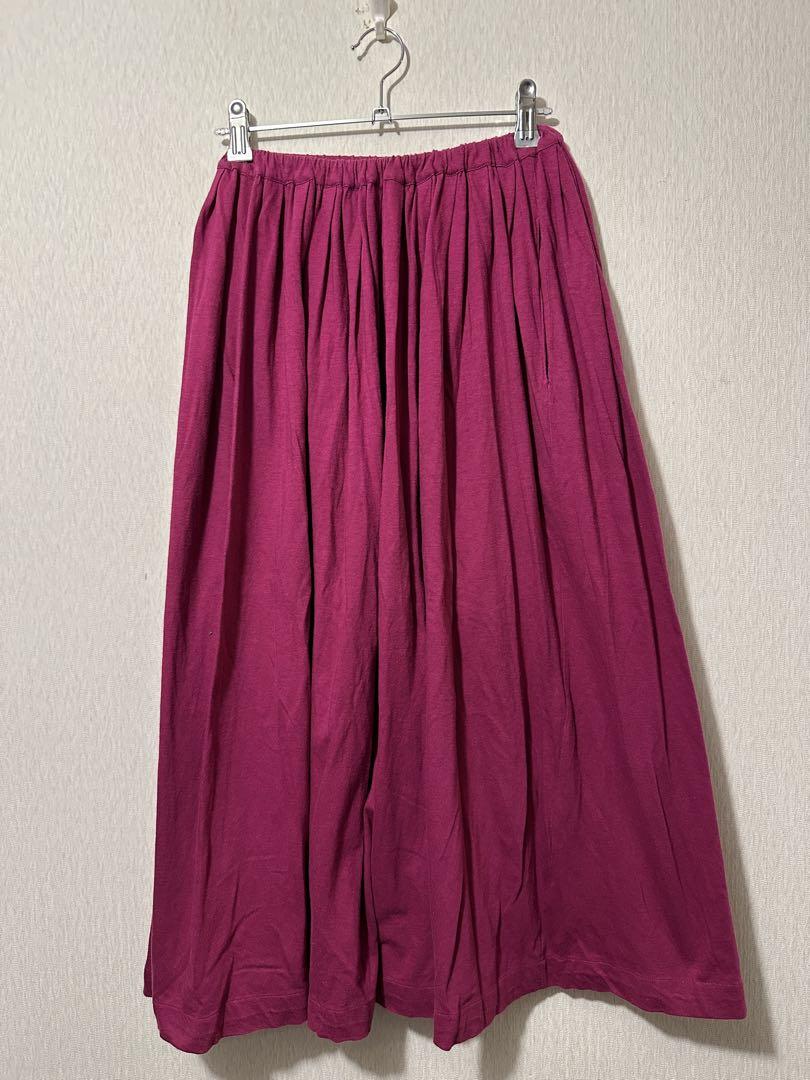 Comme des Garçons 90s Pleats Wide Skirt Pleated