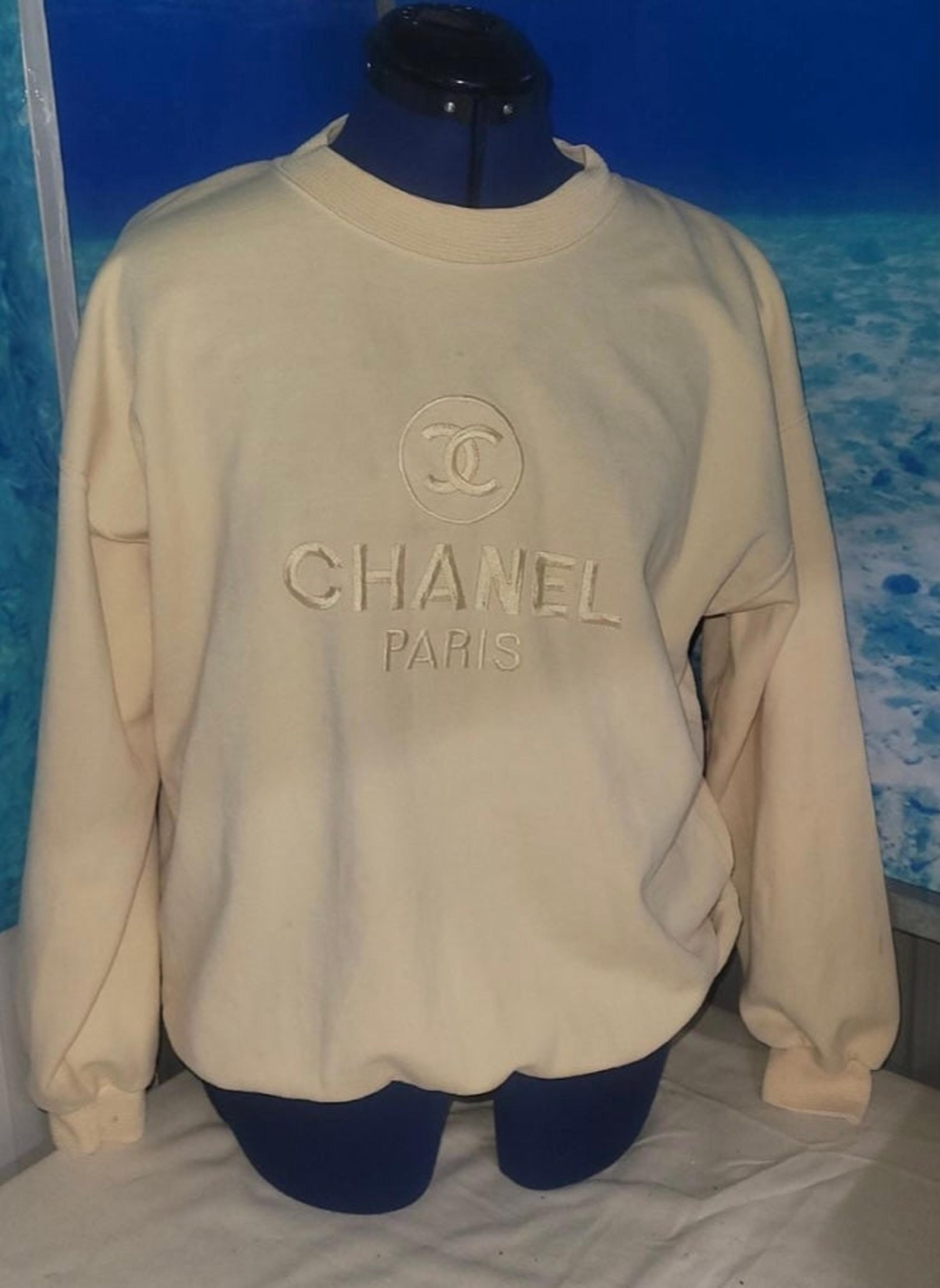 Beige chanel crewneck Clearance