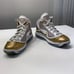 Nike LeBron 7 Retro Youth China Moon Gold White Sneakers US Size 5.5Y