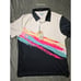 Chubbies Polo Shirt Mens Medium Paintbrush The Tennis Champ Golf Graffiti NWT