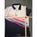 Chubbies Polo Shirt Mens Medium Paintbrush The Tennis Champ Golf Graffiti NWT