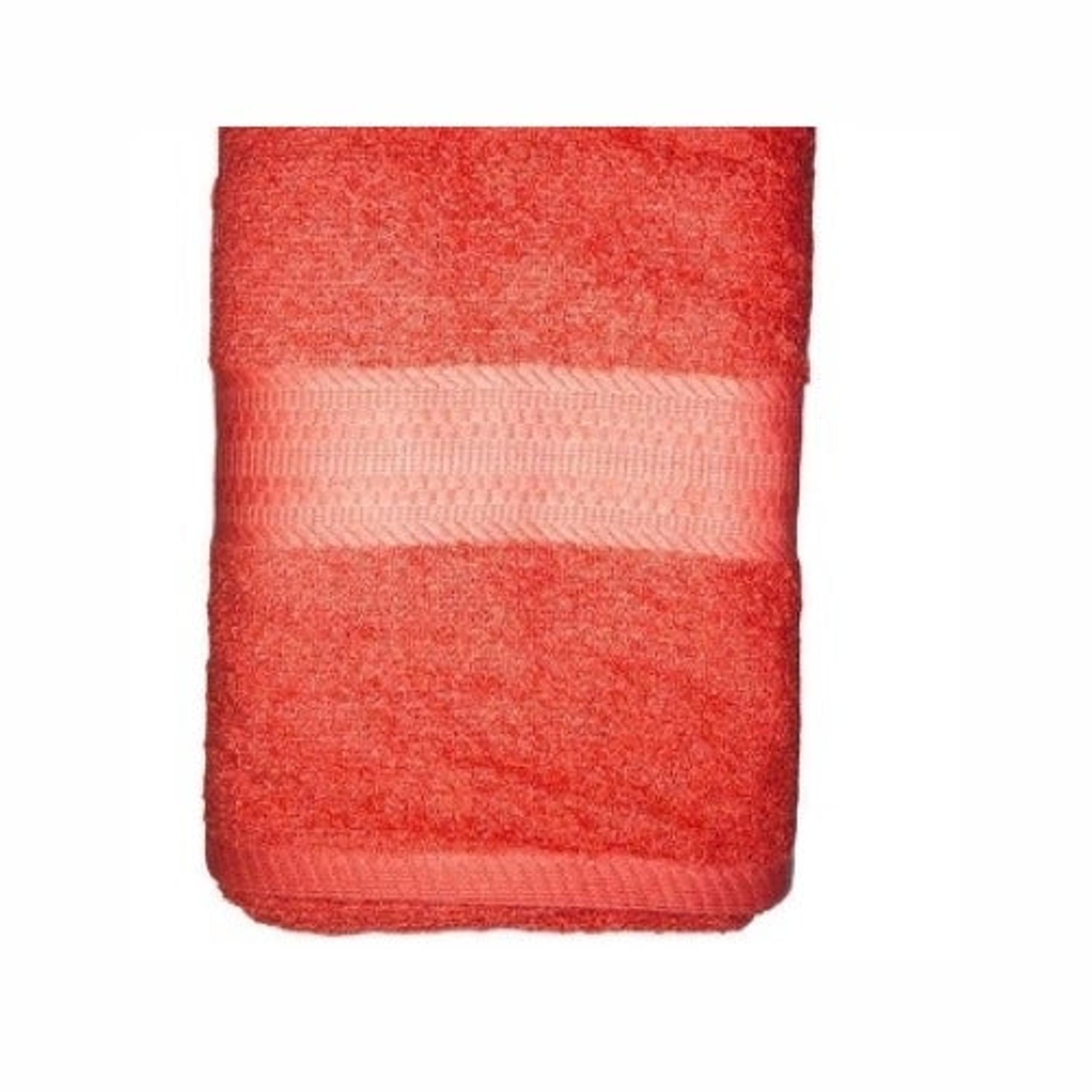 Coral The Big One Solid Bath Towel - 30" x 54" - 100% Cotton - NEW