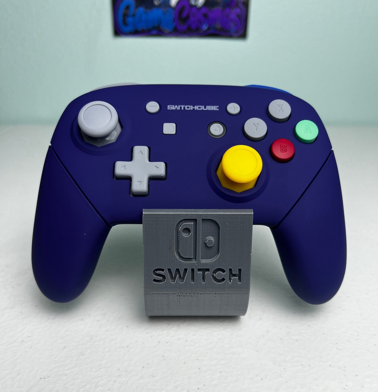 Custom Gamecube Style - Soft Touch - Wireless Pro Controller for Nintendo Switch