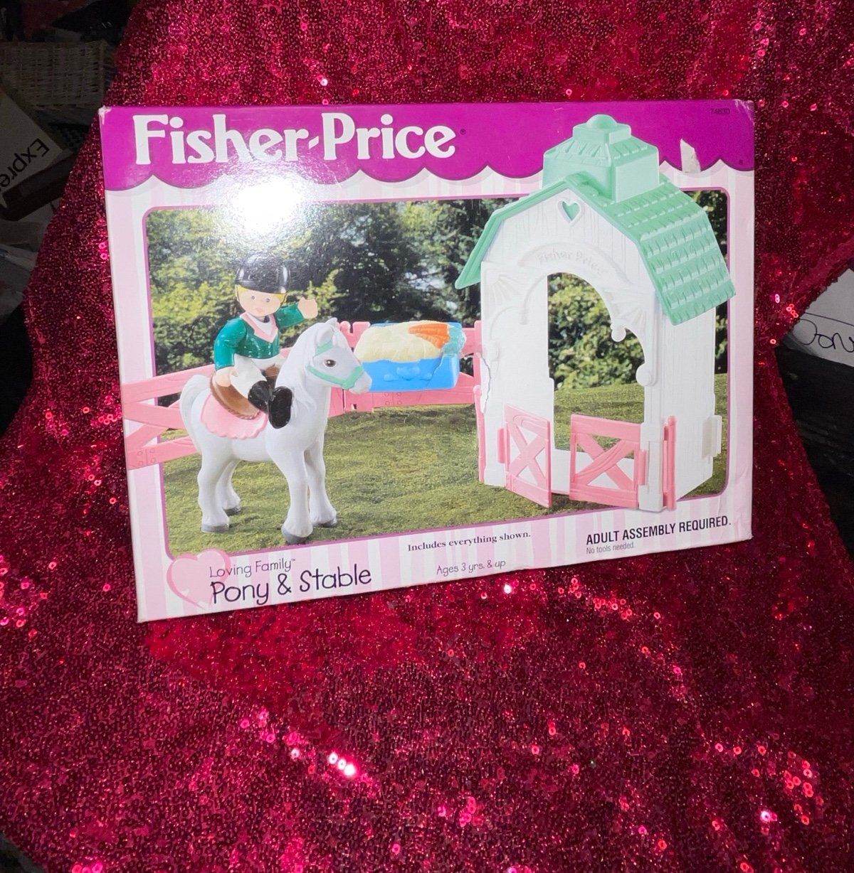 FISHER PRICE Loving Family 2000 PONY & STABLE 74630 Dream Dollhouse Sealed NEW