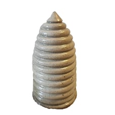 Caradori Pottery Salt Shaker Unique Beige with Instructions Beehive Design